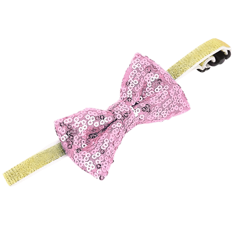Collier Brillant avec Nœud Papillon pour Chats et petits Chiens Collier Brillant avec Nœud Papillon pour Chats et petits Chiens