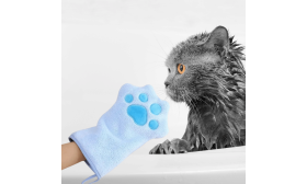 Gant Serviette pour Chat – Gant de Séchage en Microfibre Douce pour les Pattes Boueuses