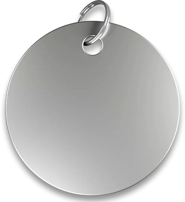 Médaille Chat Ronde Gravée